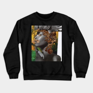 Portrait and gold Crewneck Sweatshirt